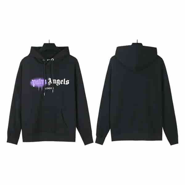 Palm Angels Paris Sprayed Hoodie AO95010028