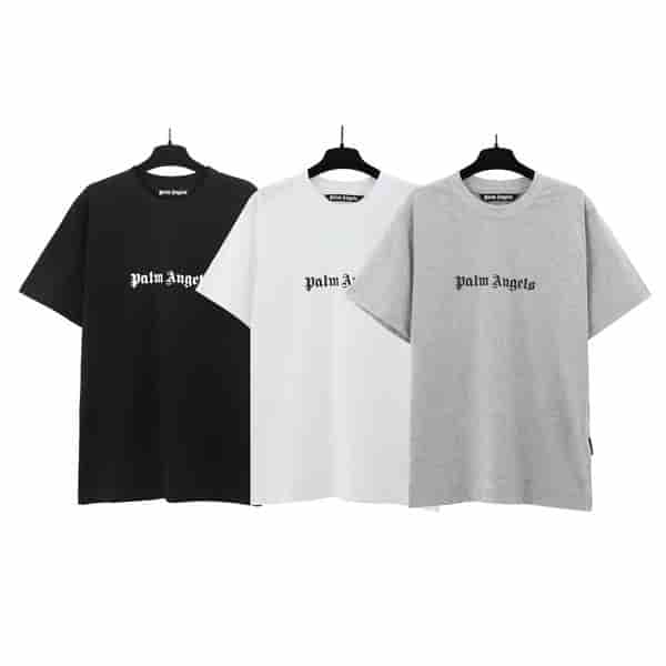 Palm Angels Simple Casual Letter T-shirt AO50010094