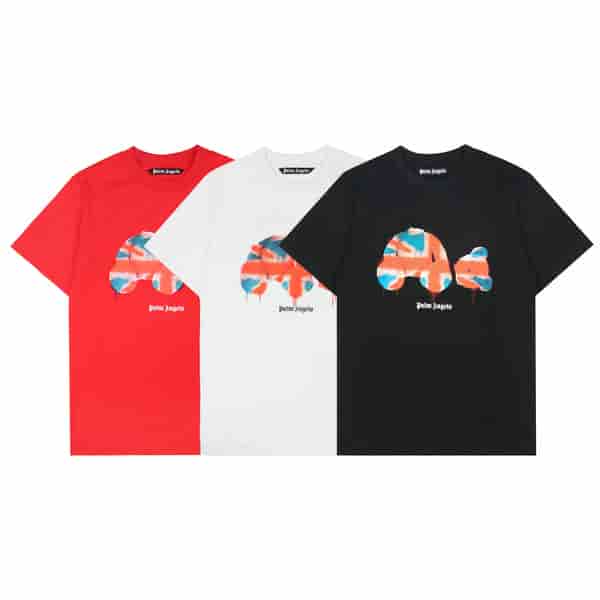 Palm Angels American Bear Printed T-shirt AO48010127