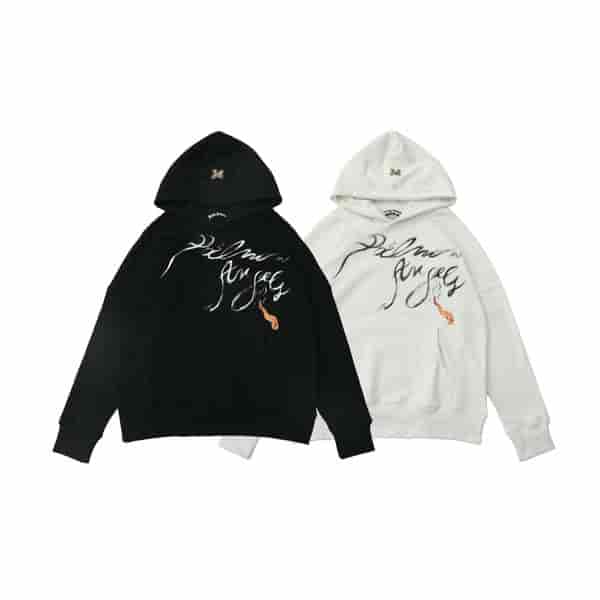 Palm Angels Simple Ink Wash Hoodie AO95010131