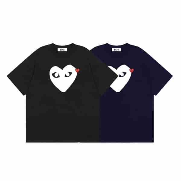 CDG PLAY Simple Eye Printed Logo T-shirt AO50049032