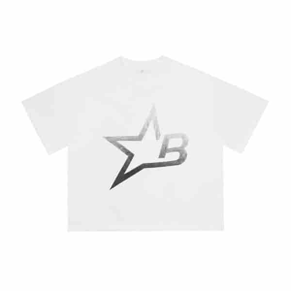 Billionaire Boys Club Trendy and minimalist star letter T-shirt AO55116006