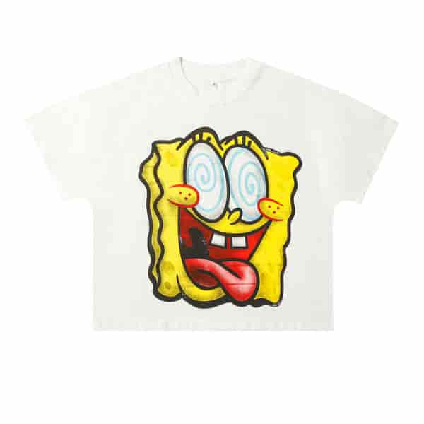 Billionaire Boys Club Funny Graffiti SpongeBob SquarePants T-shirt AO55116017