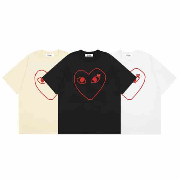 CDG PLAY Graffiti Logo Minimalist T-shirt AO50049027
