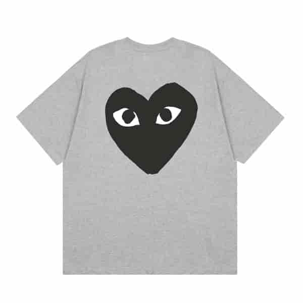 CDG PLAY Simple Letter Logo Short Sleeved Shirt AO50049020
