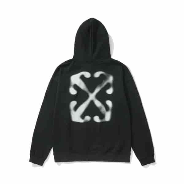 Off-White Simple And Fuzzy Trendy Hoodie AO95021136