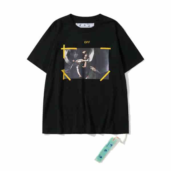 OFF-WHITE Vintage oil painting printed T-shirt AO55021087