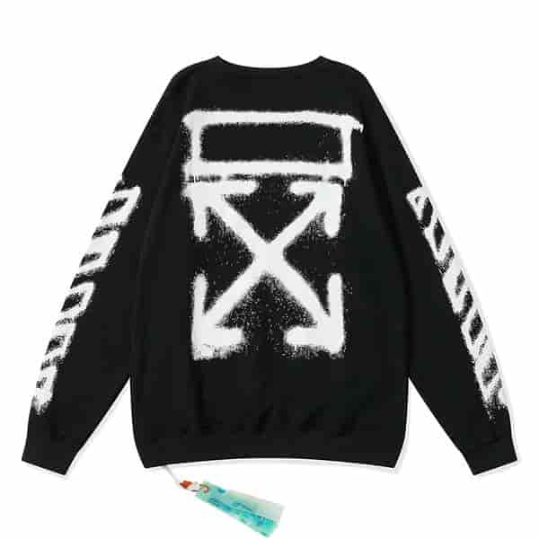 OFF-WHITE White spray painted arrow long sleeve AO80021072