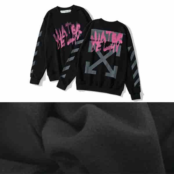 OFF-WHITE Fluorescent graffiti letter arrow long sleeve AO80021064