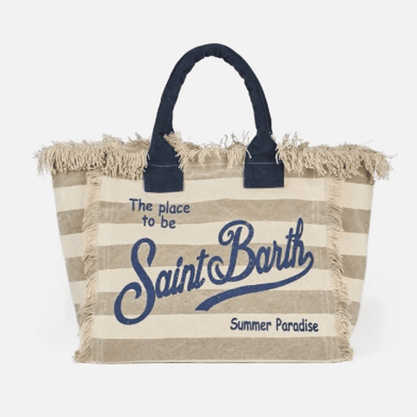 Saint Barth Striped Beach Bag BA20033003