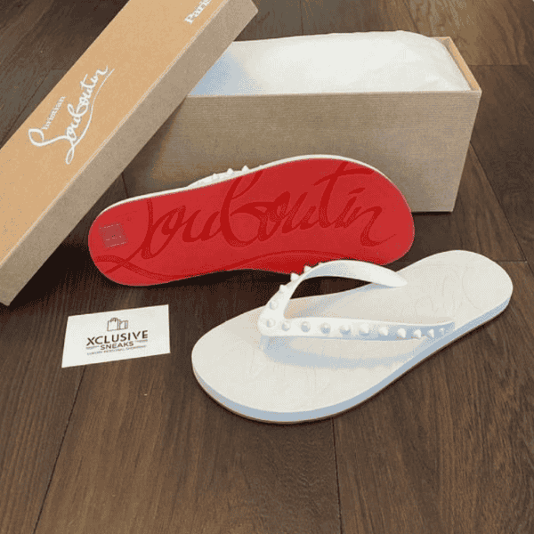 Christian Louboutin Pearl Ladylike Style Flip Flops CA15630041