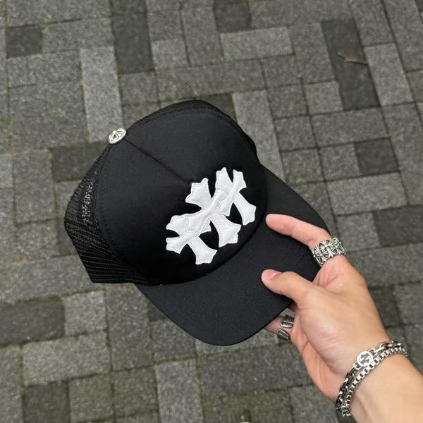 Chrome Hearts Leather Logo Breathable Hat DO50345006