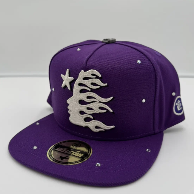 Hellstar Embroidered Diamond Studded Baseball Cap DO98341002