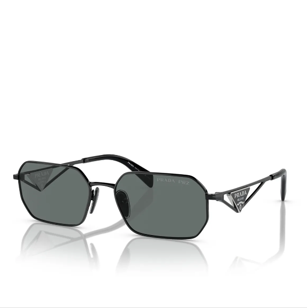 Prada Thin Frame Logo Sunglasses DO55101020