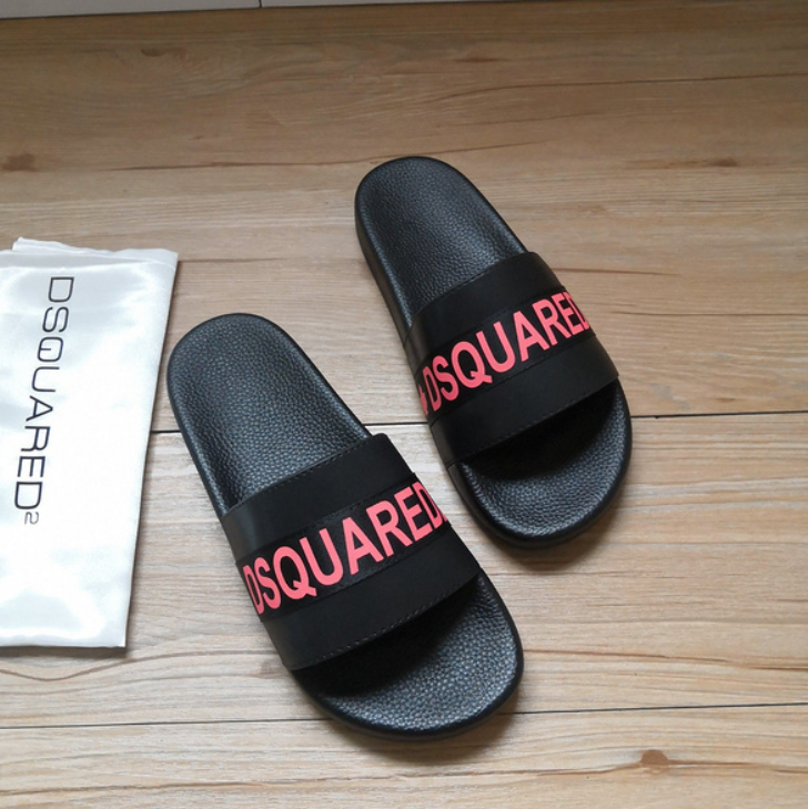 Dsquared2 Black non slip slippers CA20610021