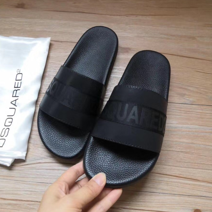 Dsquared2 Black Non Slip Slippers CA20610031