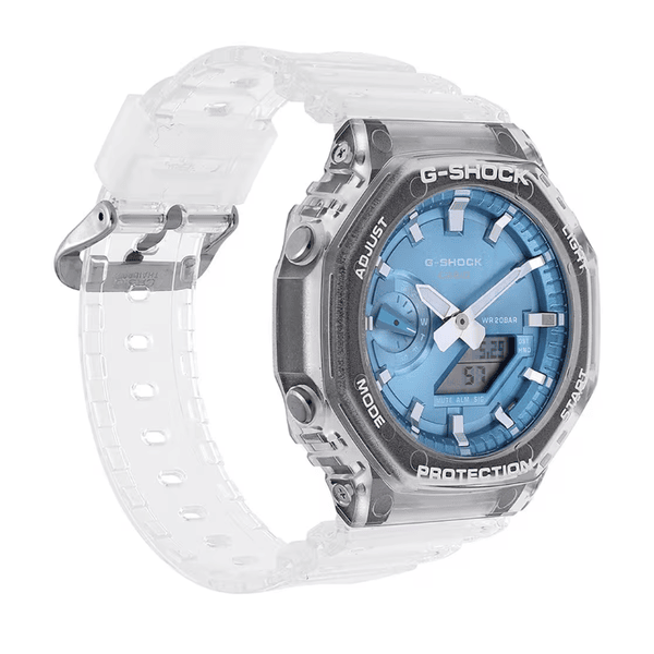 Casio Analog-Digital Dial Translucent Resin Band Watch GB00005008