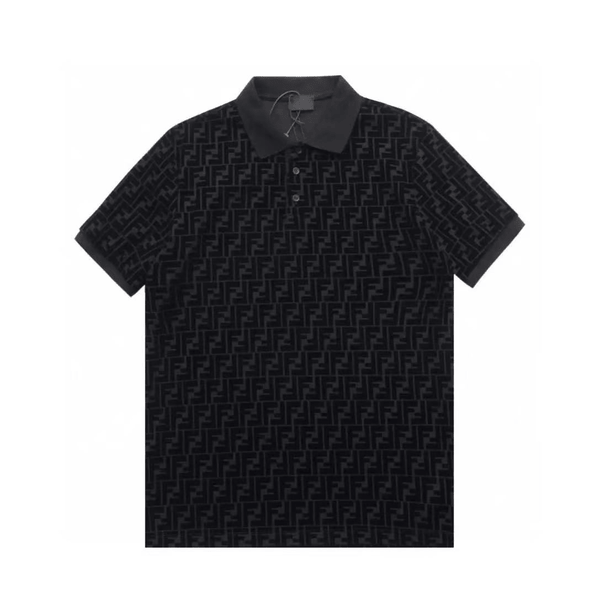 Fendi Letter Lapel Short Sleeved Shirt AA05031036