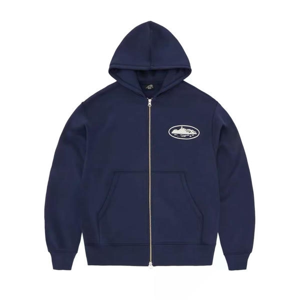 Corteiz Blue Hooded Sweatshirt Set AA3838090 AA0538091
