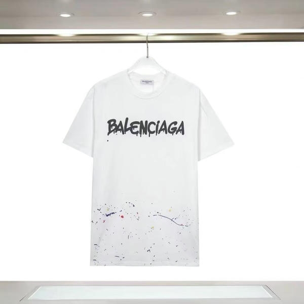 Balenciaga Printed Ink Splashed T-shirt AO78037085