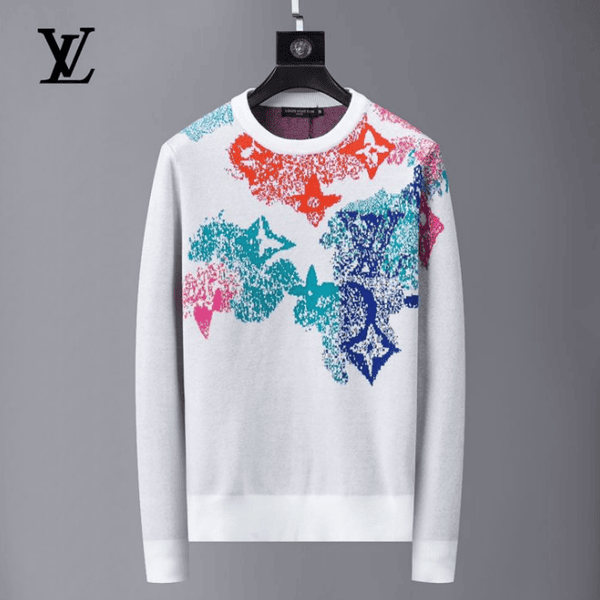 Louis Vuitton Printed Logo Long Sleeved T-shirt AA60045165