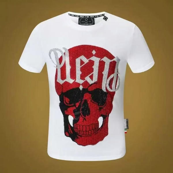 Philipp Plein Pixel Style Skull T-shirt AO90052022