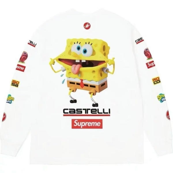Supreme X SpongeBob Long-sleeved T-shirt AA20060013