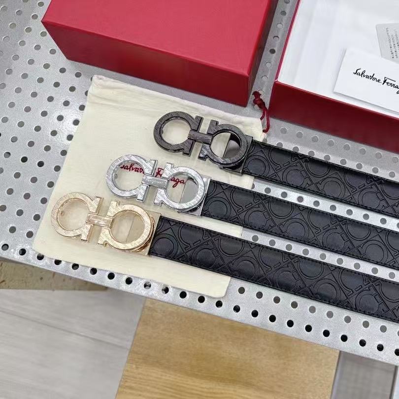 Ferragamo Exquisite Metal Buckle Belt DA60214008