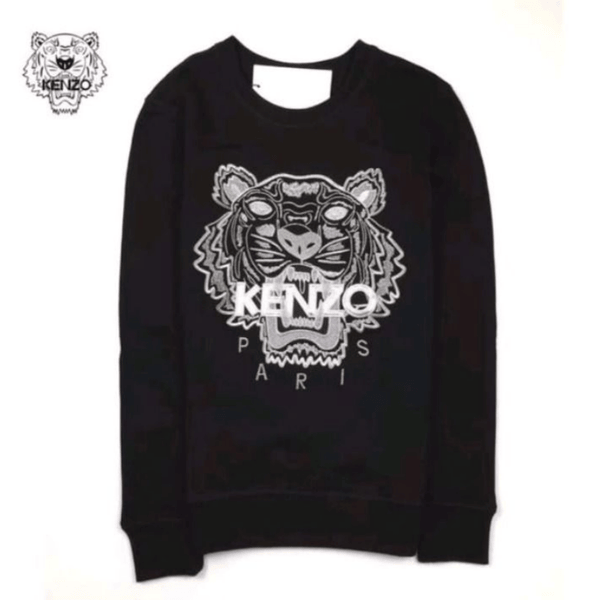 Kenzo Tiger Logo Long Sleeved T-shirt AO90061009