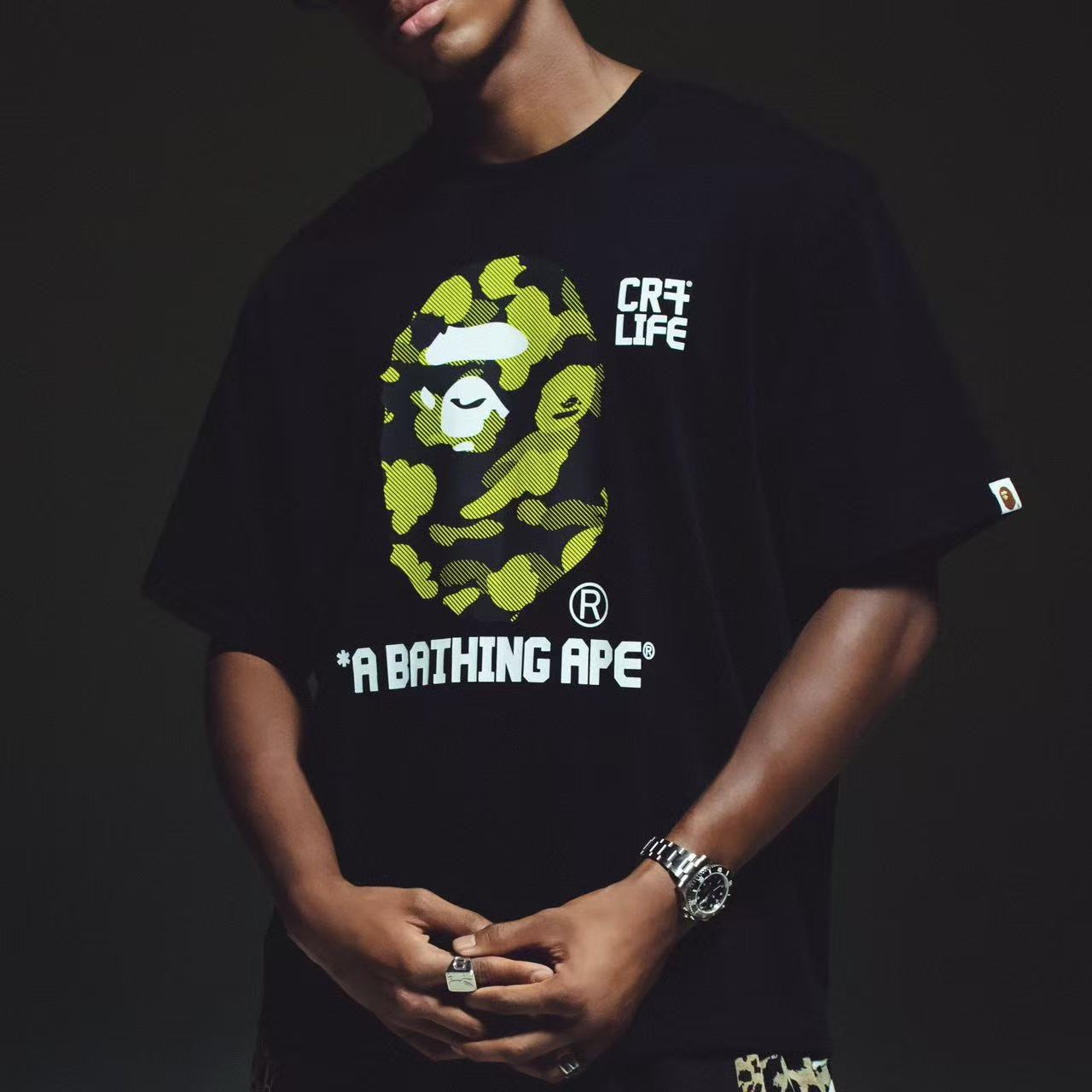 Bape Black Versatile Logo T-shirt AO52014033