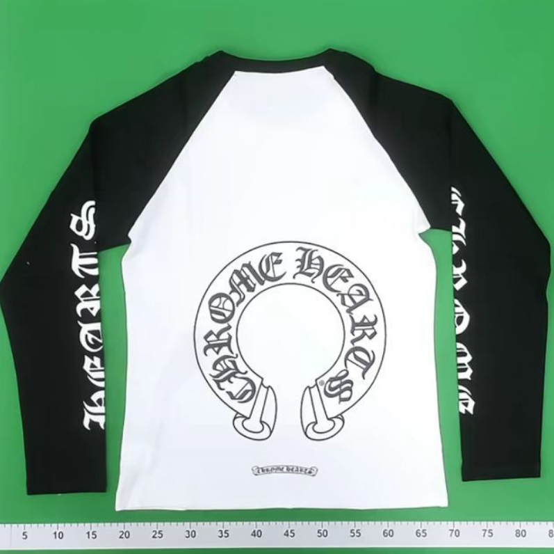 Chrome Hearts Sleeve Print Letter Long Sleeved T-shirt AO80032230