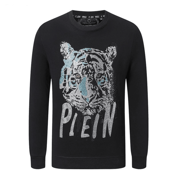 Philipp Plein Tiger Head Knitted Long Sleeved Sweater AA25052024