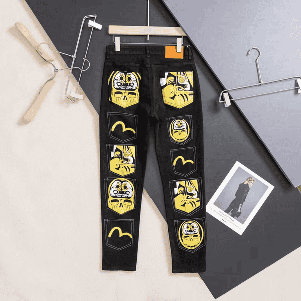 EVISU Street Style Printed Jeans AA15047005