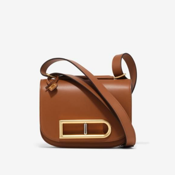 Delvaux Wide Shoulder Strap Crossbody Flip Bag BA35040001
