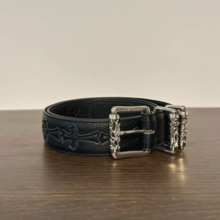 Chrome Hearts Embossed Metal Buckle Belt DO50245002