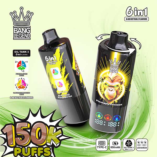 Bang Legend 150K Puffs 6 in 1 E021500901