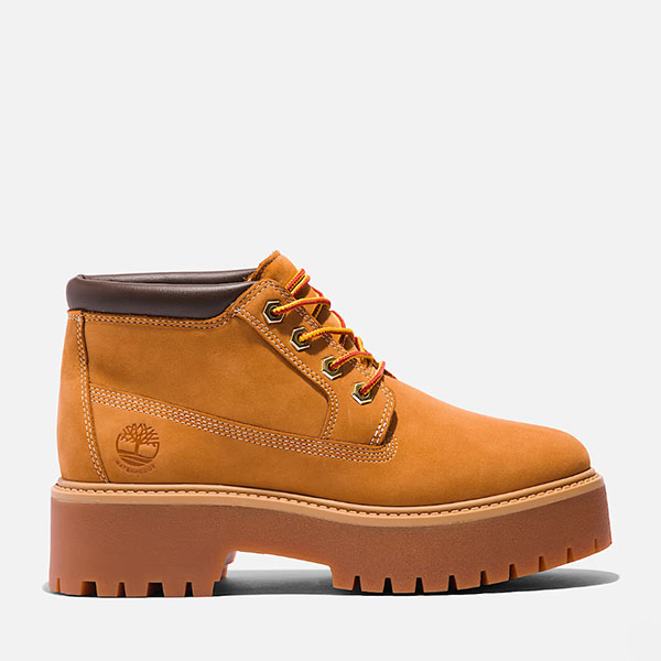 Timberland Patent Leather Stone Street Platform Chukka CA60550021
