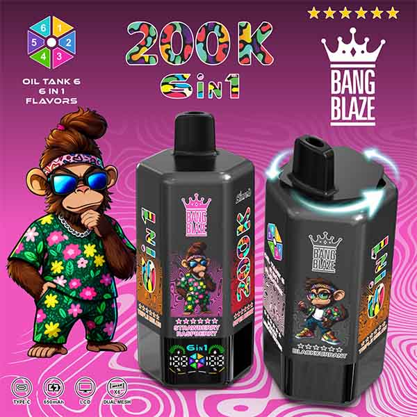 Bang Blaze 200K Puffs 6 in 1 E022001001