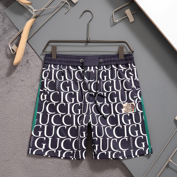 The North Face x Gucci Collaboration Logo-Print Drawstring Shorts AO70056002