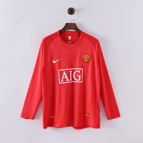 Manchester United 07/08 Home Long Sleeve Jersey F010110344