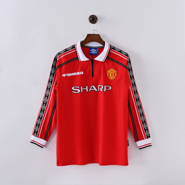 Manchester United 98/99 Home Long Sleeve Jersey F010110345