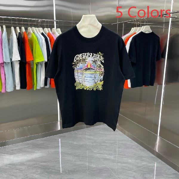 Casablanca Volcano Printed Classic T-Shirt AO85046035