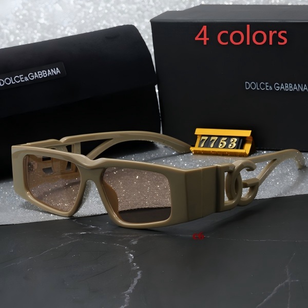 Dolce & Gabbana 7753 Geometric Rectangle Sunglasses DO50131005